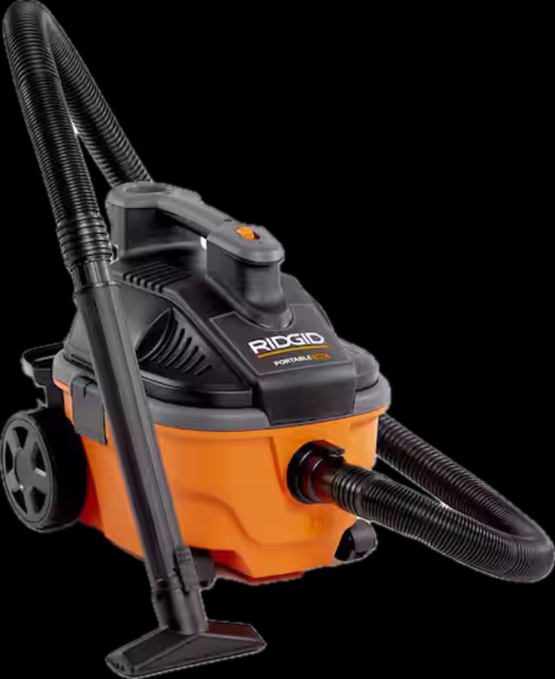 RIDGID4 Gal. 5.0 Peak HP Portable Shop Vacuum Wet Dry Vac WD4070 - Image 1