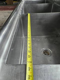 Stainless Steel Three-Compartment Sink - Image 12