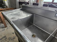 Stainless Steel Three-Compartment Sink - Image 5