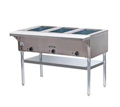 Adcraft Open Well Steam Table 3-Bay - Image 1