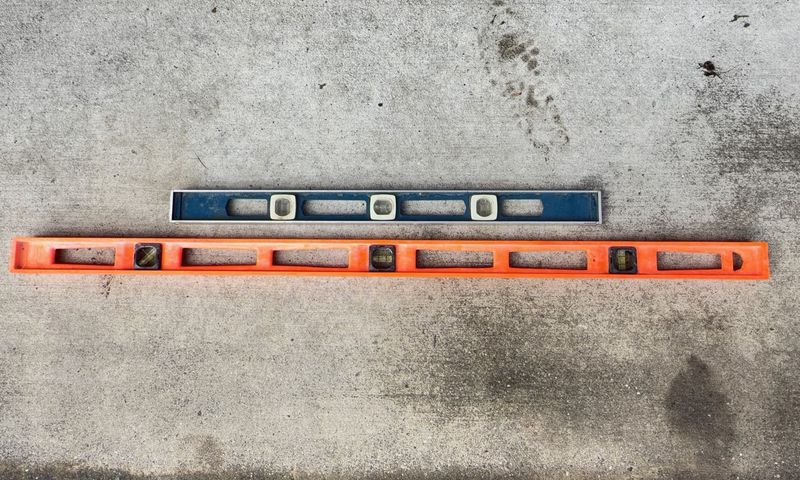 Orange and Blue Spirit Level Lot, Set of 2 - Image 1