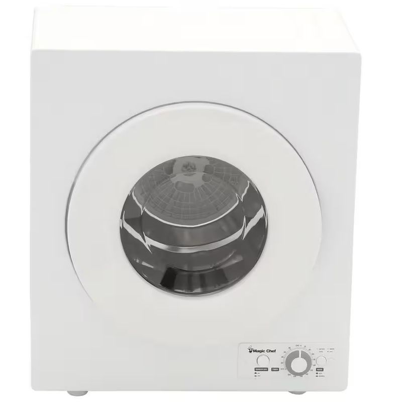 2.6 cu. ft. White Compact Electric Dryer - Image 1
