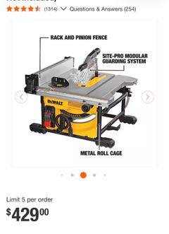 Dewalt Jobsite Tablesaw - Image 2