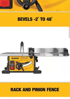 Dewalt Jobsite Tablesaw - Image 3