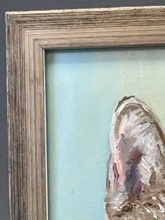 Framed Oil Painting of a Tabby Cat - Image 7