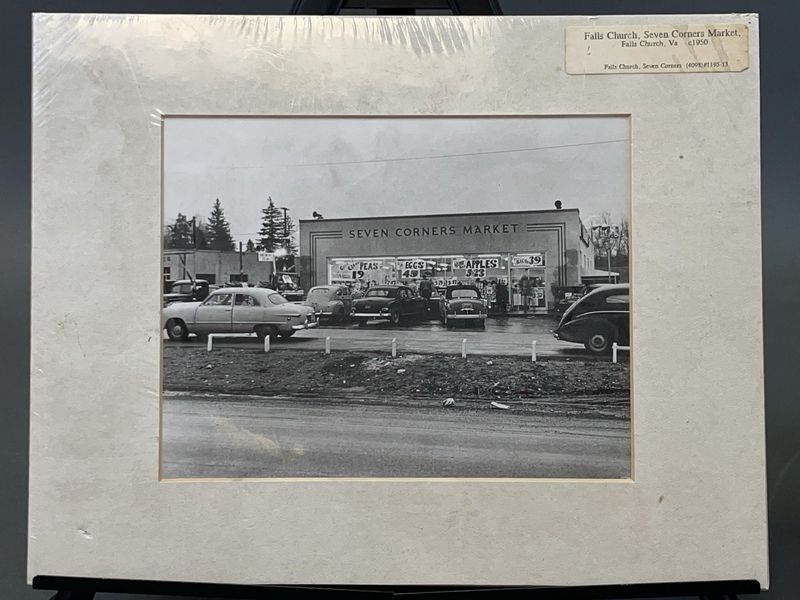 Falls Church Seven Corners Market Photo c1950 - Image 1