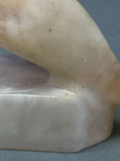 Pair Italian Alabaster Cockatoo Bookends - Image 3