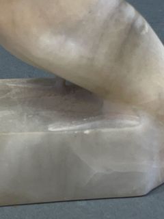Pair Italian Alabaster Cockatoo Bookends - Image 5