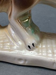 Pair Staffordshire Style Porcelain Dogs - Image 5