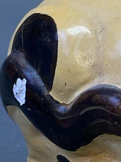 Painted Ceramic Cat Sculpture - Image 3