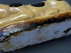 Painted Ceramic Cat Sculpture - Image 9