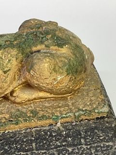 Plaster Sphinx Figural Bookends - Image 5
