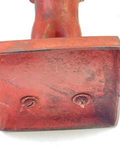 4 Red Metal Cat-Shaped Shell Holders - Image 7