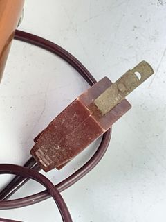 Folk Art Adjustable Pulley Hanging Light, Untested - Image 7