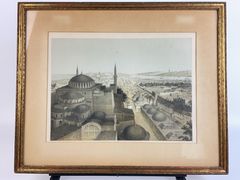 1852 Lithograph View of Istanbul by J. Haghe - Image 1