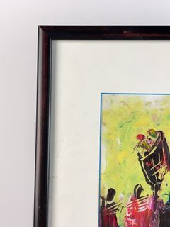 David Ndambuki "Going Sokoni" Oil Painting - Image 5