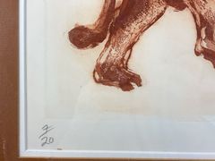 Bettina McMahon 'Lion' Print 7/20 Signed 1979 - Image 4