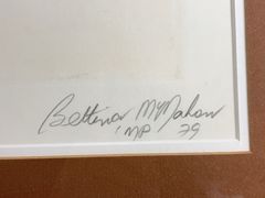 Bettina McMahon 'Lion' Print 7/20 Signed 1979 - Image 6