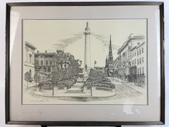 Martin Barry Mt. Vernon Place Etching 770/950 - Image 1