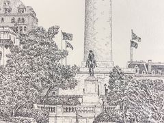Martin Barry Mt. Vernon Place Etching 770/950 - Image 3
