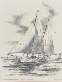 3 John Moll Chesapeake Bay Prints - Image 7