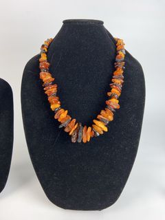 Two Baltic Amber Bead Necklaces - Image 2