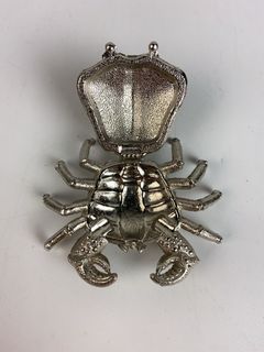 Italian Silver-Tone Crab Form Ashtray - Image 2