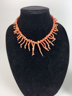 5 Coral and Pearl Beaded Necklaces - Image 2