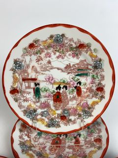 Japanese Porcelain Tea Set, Hand Painted - Image 4
