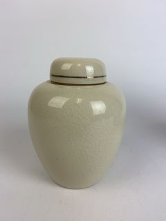 Satsuma Peacock Jar & Korean Celadon Jar Pair - Image 4