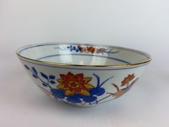 Porcelain Lot With Bowl, Teapot, Jar, 3 Pieces - Image 2