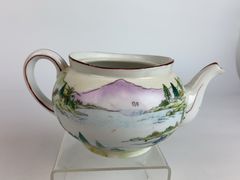 Porcelain Lot With Bowl, Teapot, Jar, 3 Pieces - Image 11