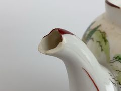 Porcelain Lot With Bowl, Teapot, Jar, 3 Pieces - Image 13