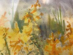 Grosse 1992 Watercolor Rural Landscape Framed - Image 4