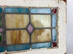 Stained Glass Transom Window With Number 9 - Image 4