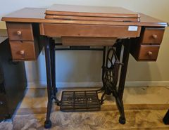 Special Sewing Machine Treadle Table - Image 2