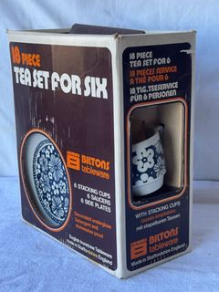 Biltons Tea Set Box and Platter - Image 4