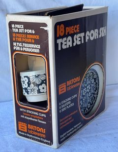 Biltons Tea Set Box and Platter - Image 5