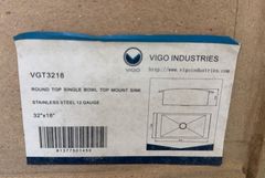 VIGO VGT3218 Stainless Steel Top Mount Sink - Image 5