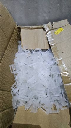 White Plastic Clip-On Fasteners - Image 2