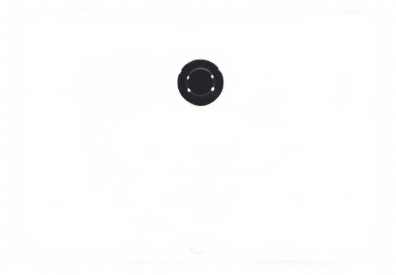 Architectura Curved 20" White Basin with Overflow - Image 1