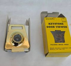 Keystone Door Viewer Polished Brass Finish - Image 3