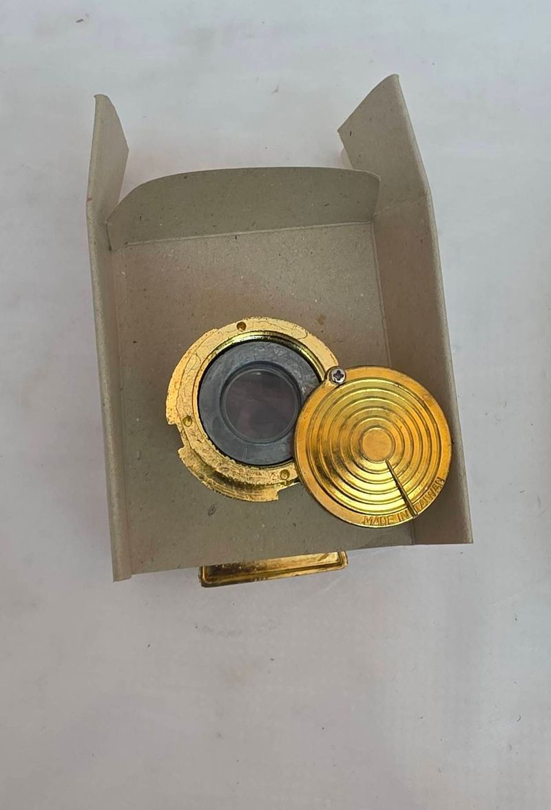 Keystone Door Viewer Polished Brass Finish - Image 1