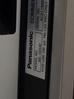 Panasonic Commercial Microwave - Image 5