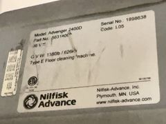Nilfisk Advance 2400D Ride-On Floor Scrubber - Image 2