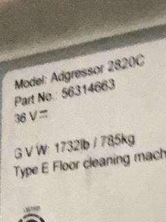 Nilfisk Advance Adgressor 3820C Floor Scrubber - Image 3
