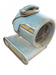 Blue Floor Dryer Blower Fan with Handle - Image 1