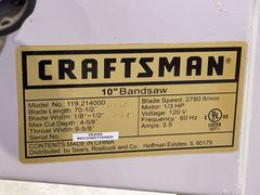Craftsman Bandsaw - Image 7
