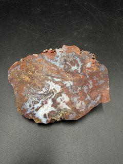 Natural Red Mexican Moss Agate Lapidary Rough Slab - Image 1