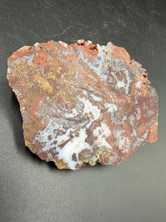 Natural Red Mexican Moss Agate Lapidary Rough Slab - Image 2